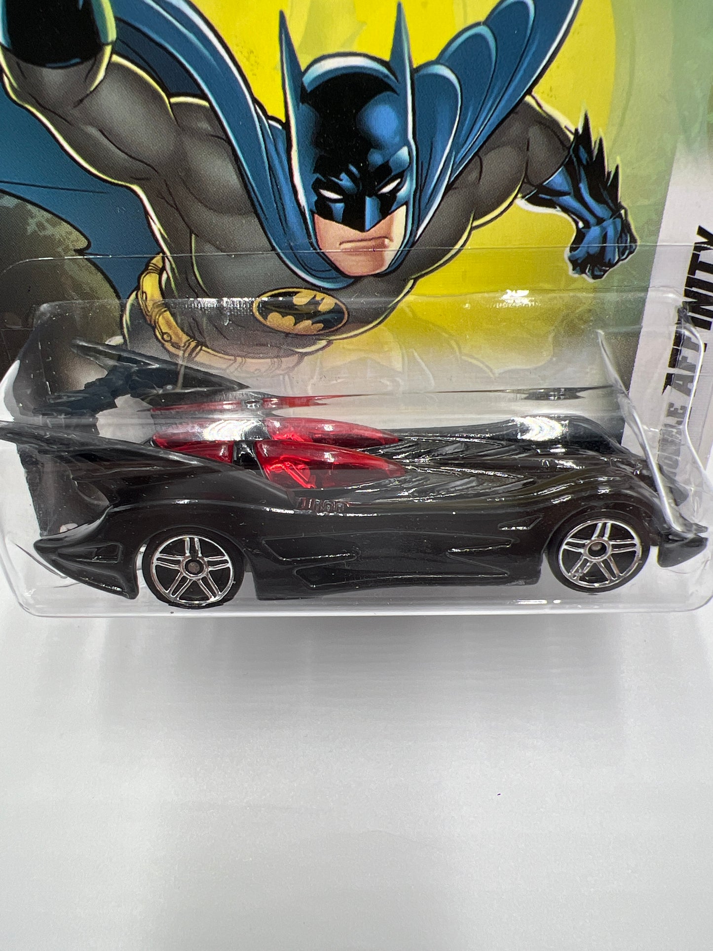 2011 Hot Wheels Batman Series #05 Batmobile Affinity Black 117E