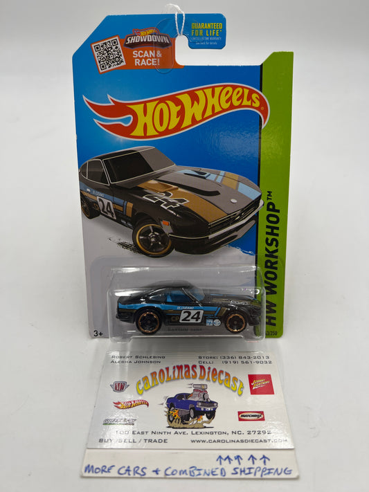 2015 Hot Wheels Workshop #243 Datsun 240Z Black 87F