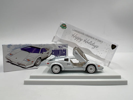 2025 Hot Wheels RLC Holiday Edition 1982 Lamborghini Countach LP 500 S White