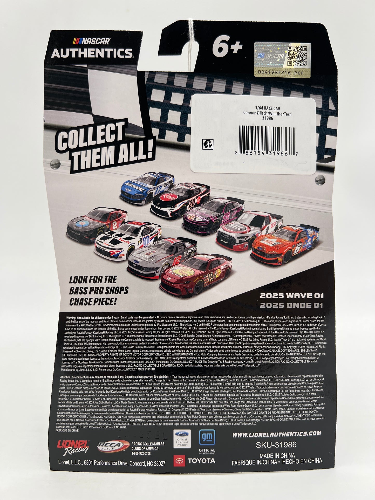2025 Nascar Authentics Wave 1 Connor Zilisch #88 SR