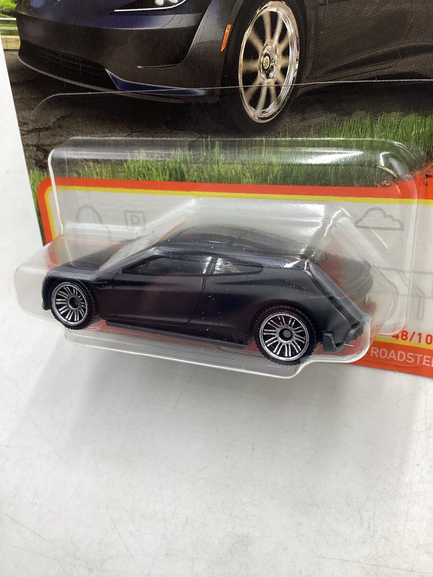 2024 Matchbox G Case #48 Tesla Roadster Matte Black 211A