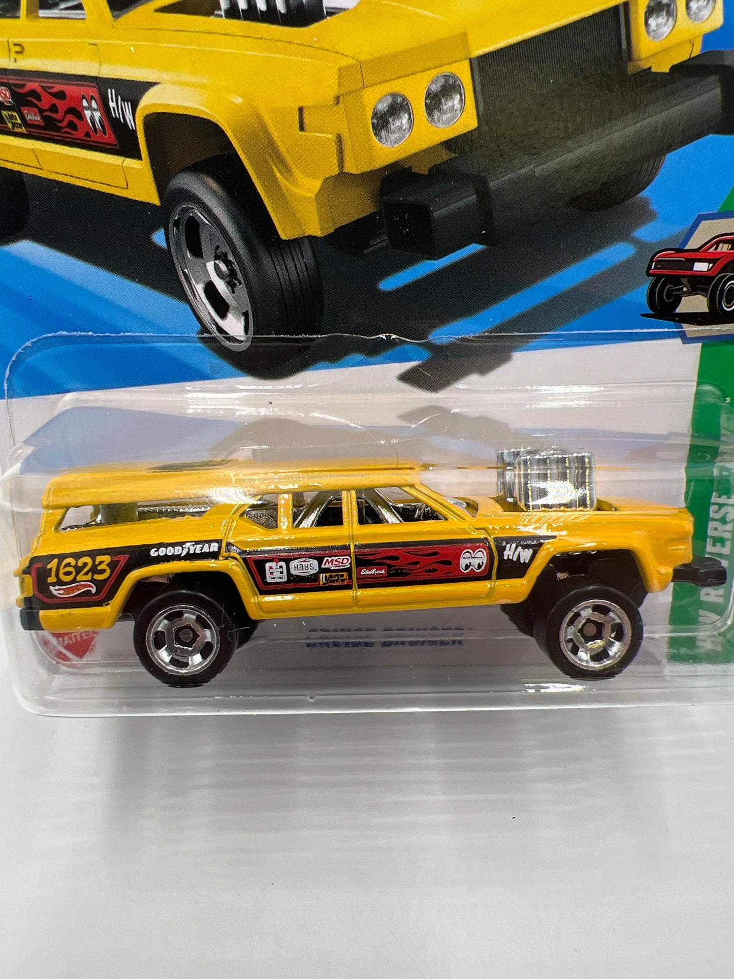 2025 Hot Wheels J Case Reverse Rake #91 Cruise Bruiser Yellow 64C