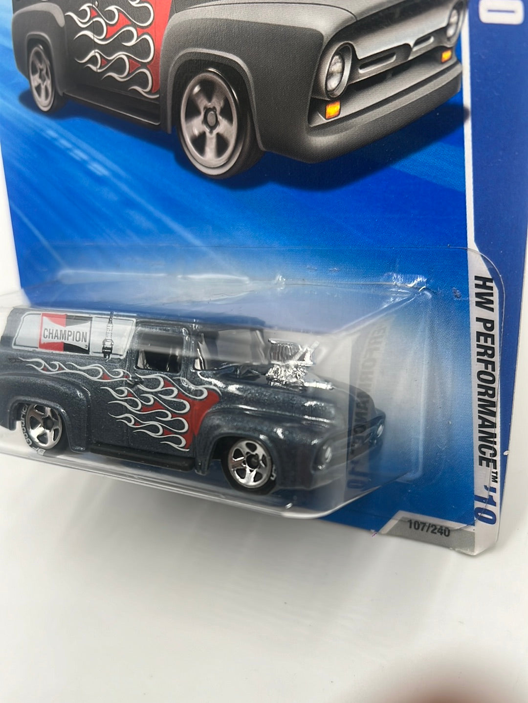 2010 Hot Wheels Performance ‘56 Ford F-100 Silver Walmart Exclusive 107/240 236D