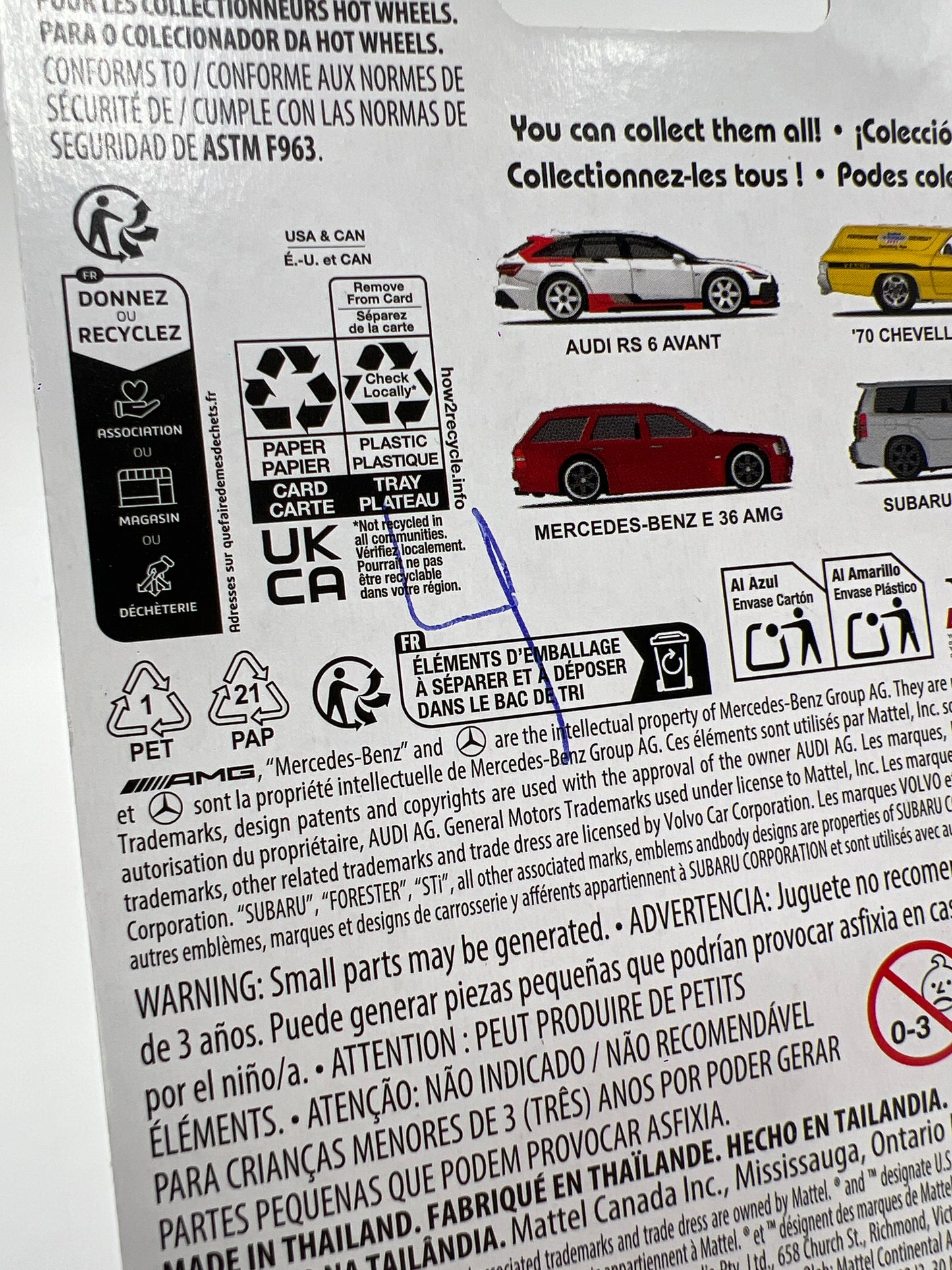 2025 Hot Wheels Premium CHASE Fast Wagons #0 Audi RS 6 Avant Black W/Protector