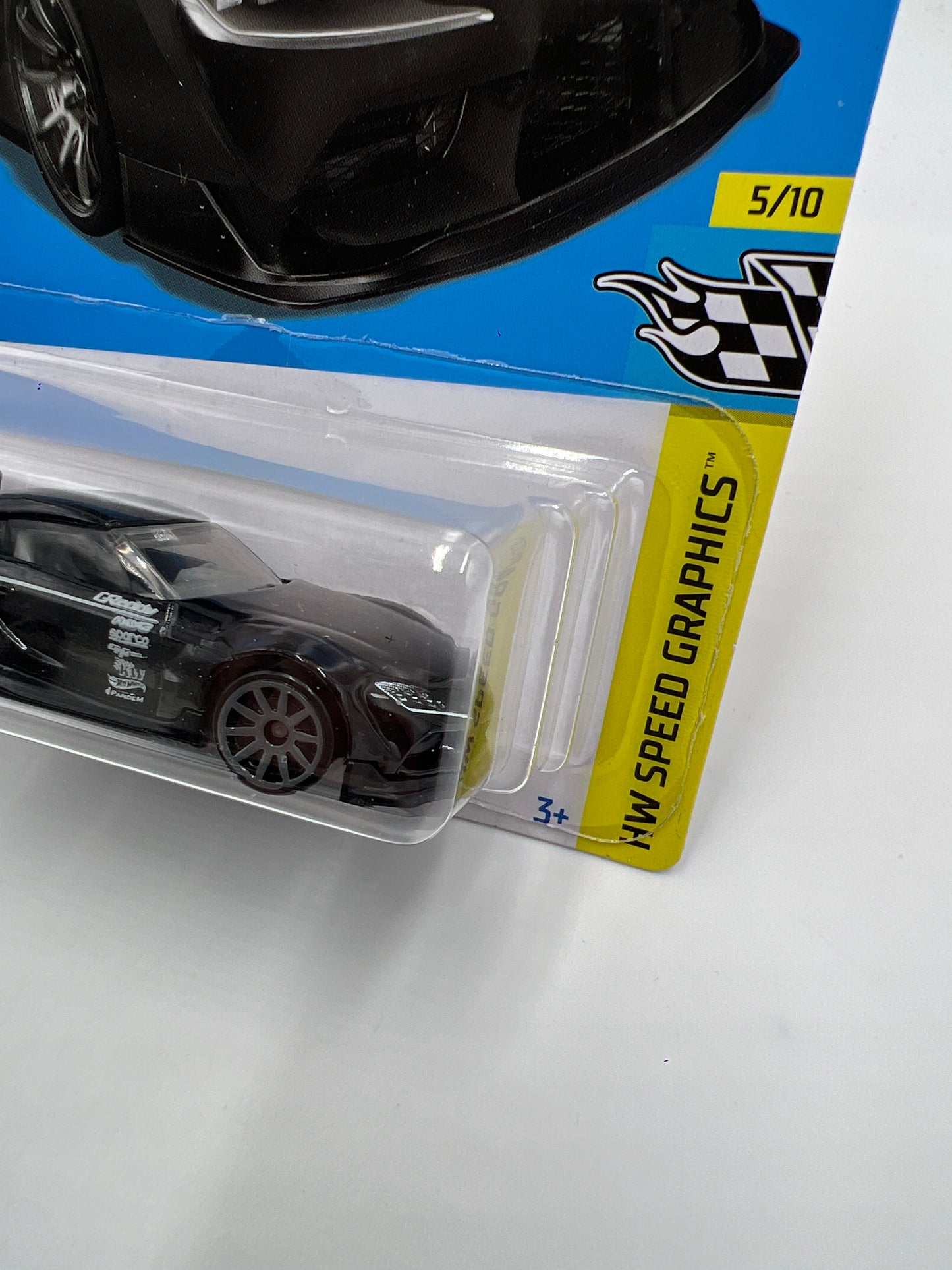 2022 Hot Wheels GameStop Exclusive #160 20 Toyota GR Supra Black W/Protector
