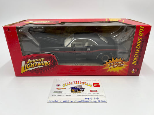 Johnny Lightning 1:24 Scale White Lightning Chase R41 1970 Dodge Challenger R/T Black VHTF