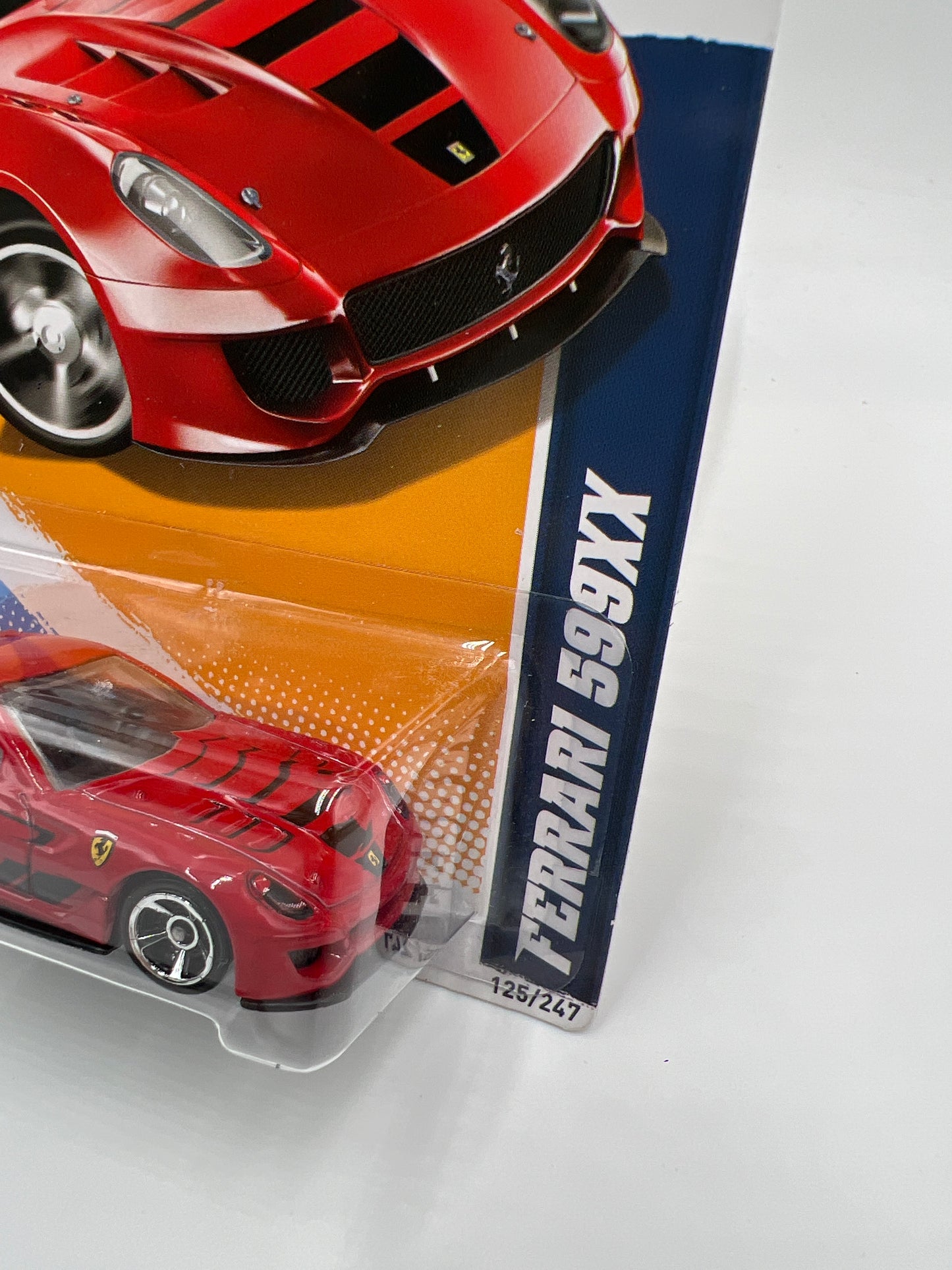 2012 Hot Wheels All Stars #125 Ferrari 599XX Red W/Protector 3