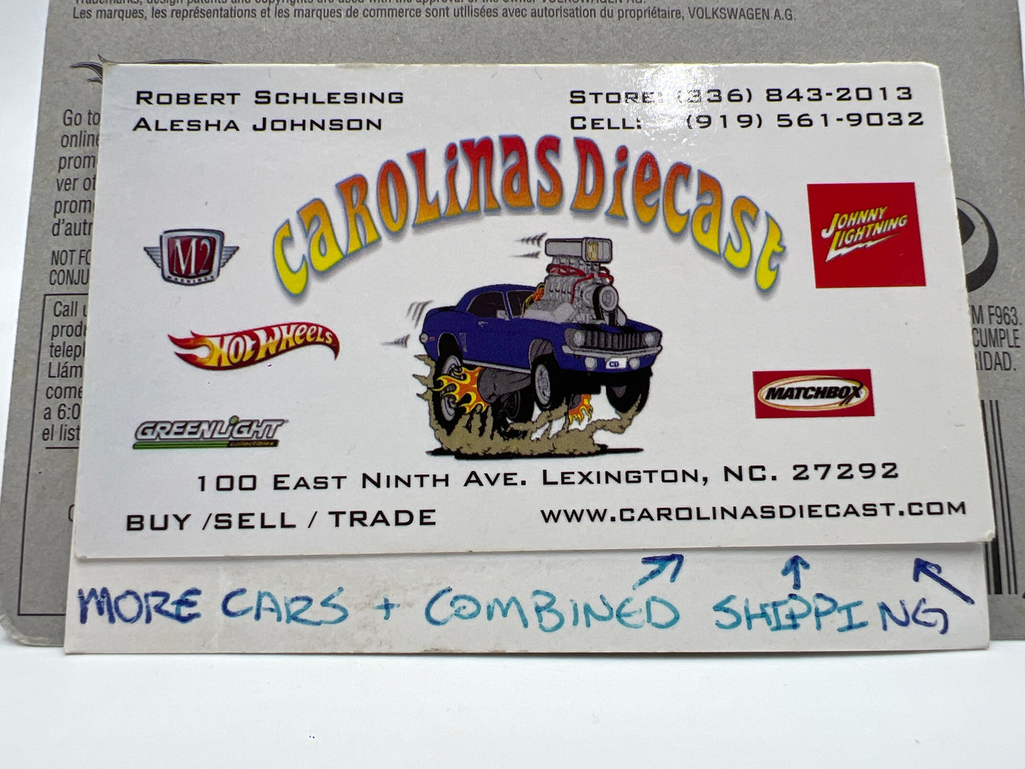 2005 Hot Wheels Mystery Car #186 Customized VW Drag Truck W/Real Riders 160J