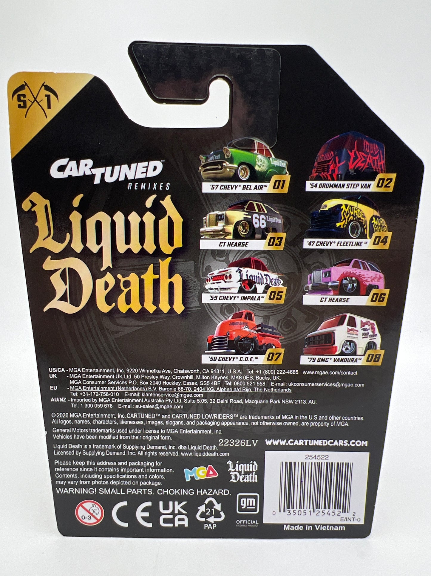 MGA Car Tuned Remixes Liquid Death Series 1 #7 50 Chevy COE