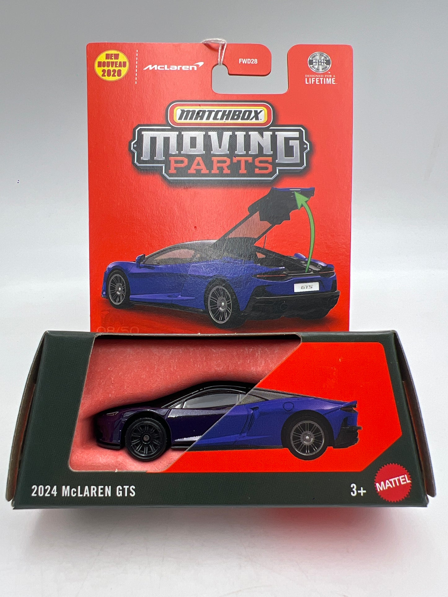 2026 Matchbox Moving Parts #8 2024 McLaren GTS Purple