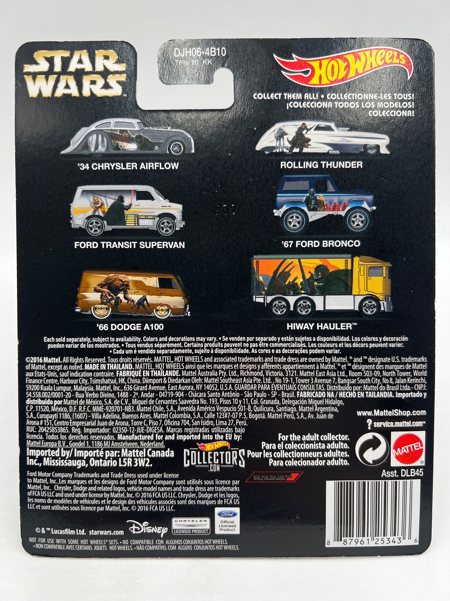 Hot Wheels Premium Star Wars 67 Ford Bronco 266i