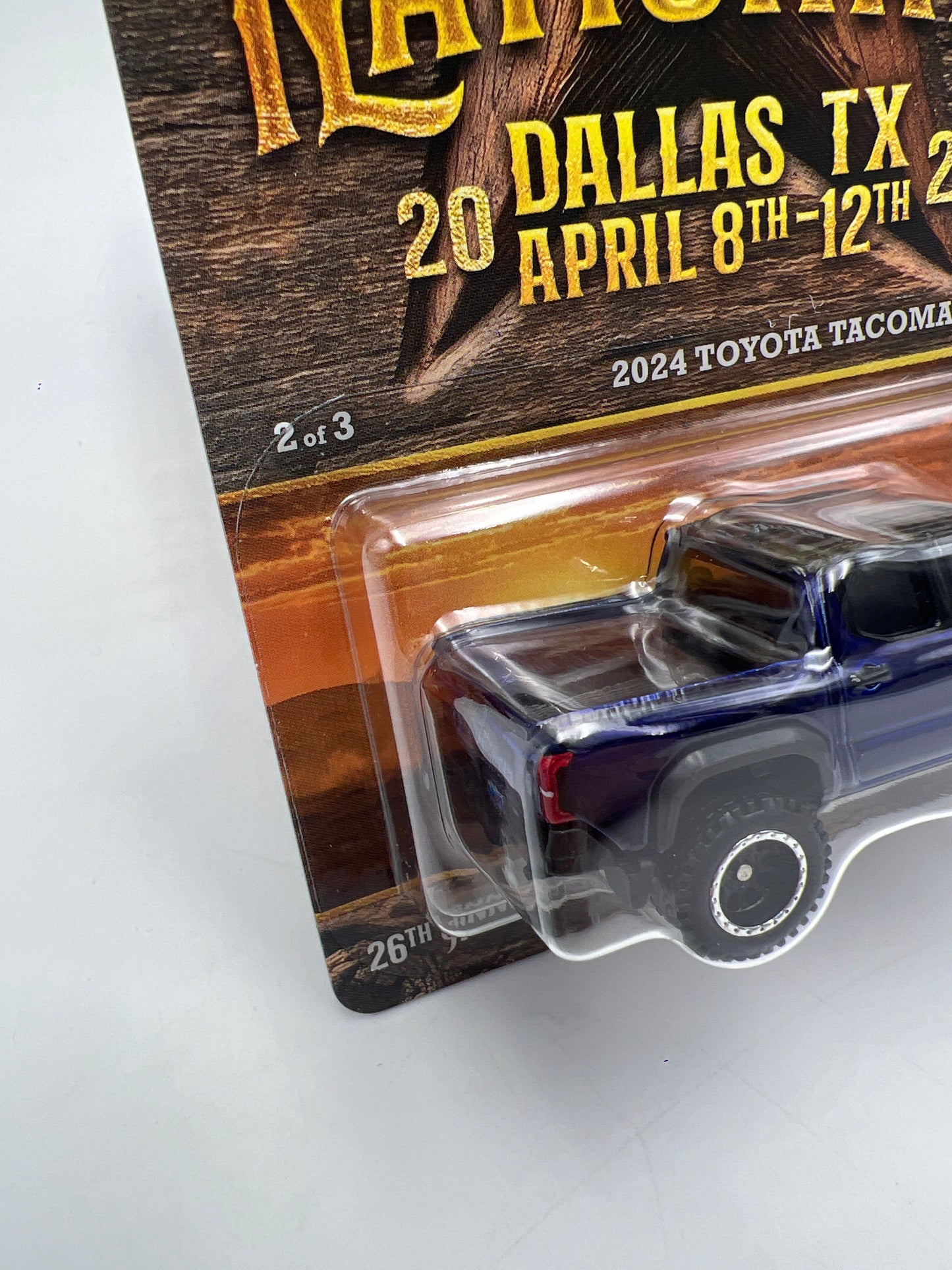 2026 Hot Wheels 26th Annual Collectors Nationals 2024 Toyota Tacoma TRD Pro Blue W/Protector