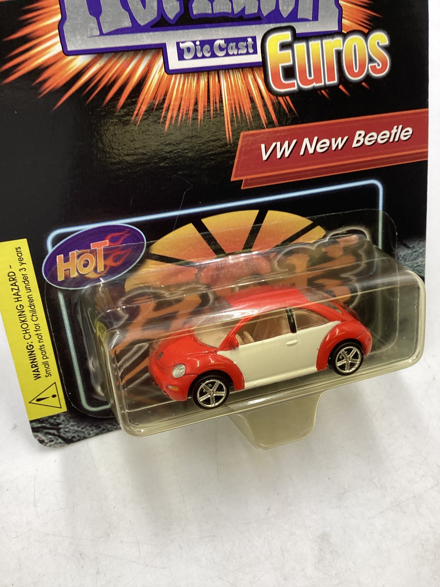 Revell Hot Hatch Diecast Euros VW New Beetle Red/White 185A