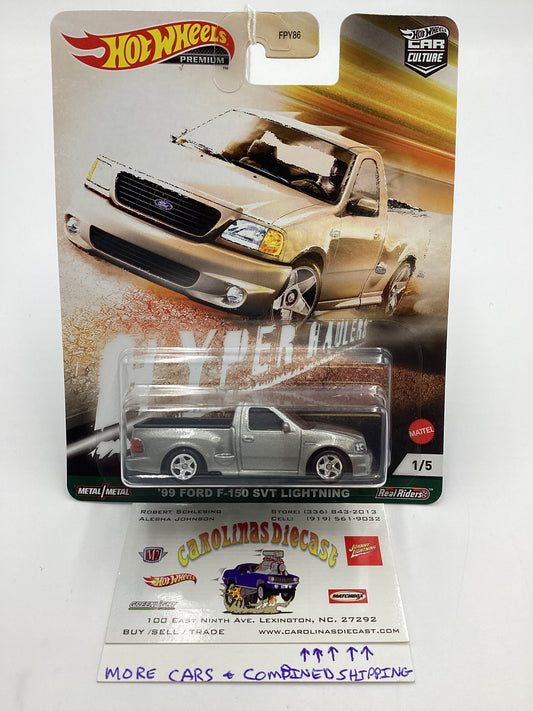 Hot Wheels Hyper Haulers #1 99 Ford F-150 SVT Lightning Silver 246L