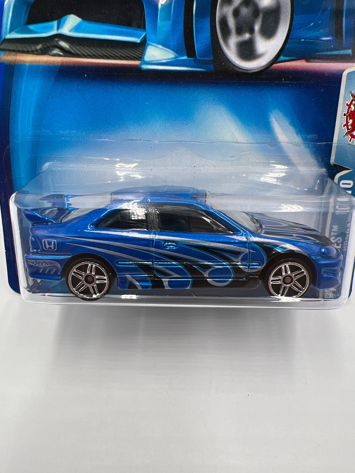 2003 Hot Wheels Pride Rides #184 Honda Civic Blue 78A