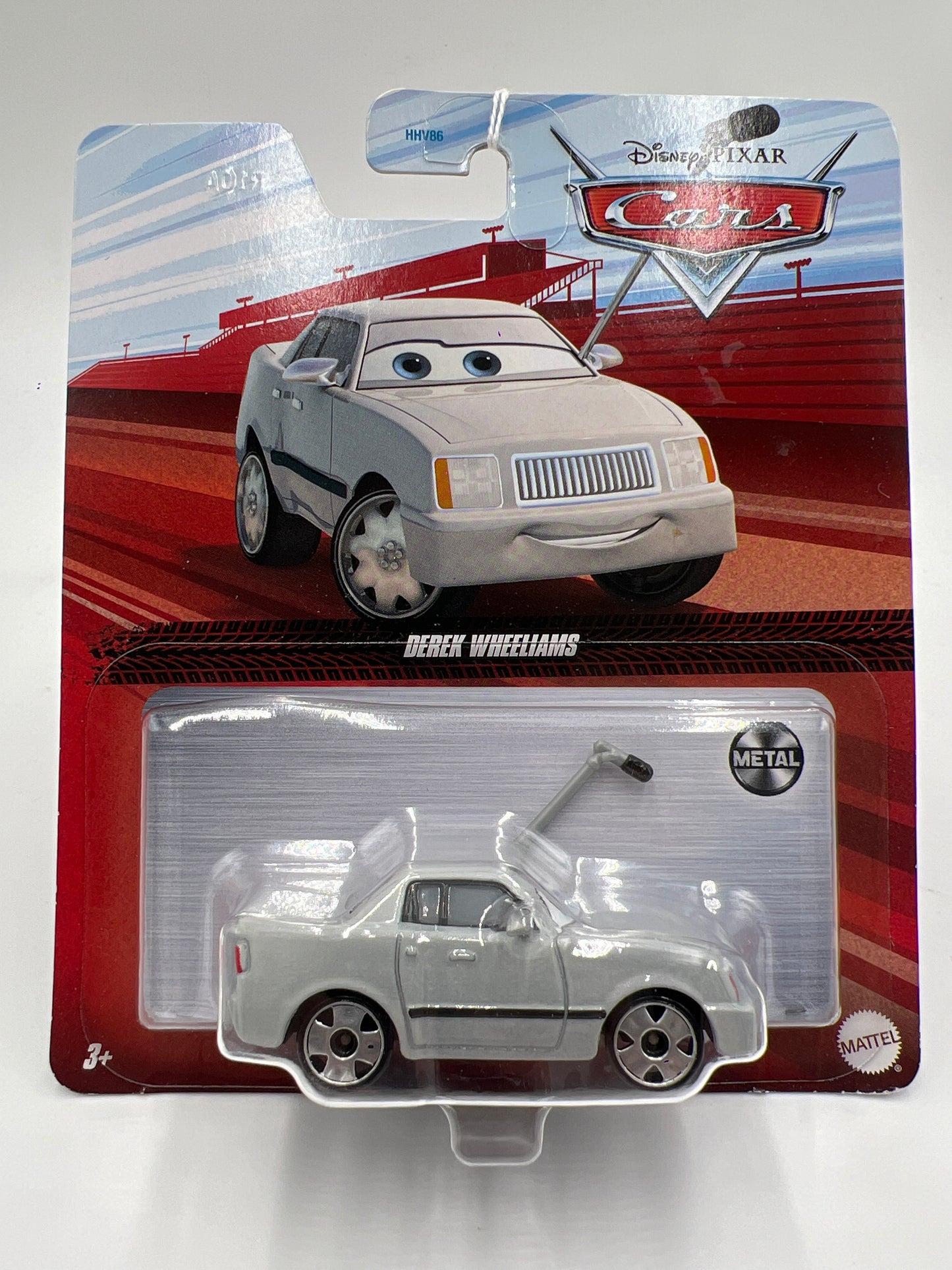 Disney Pixar Cars Derek Wheeliams Silver 138G