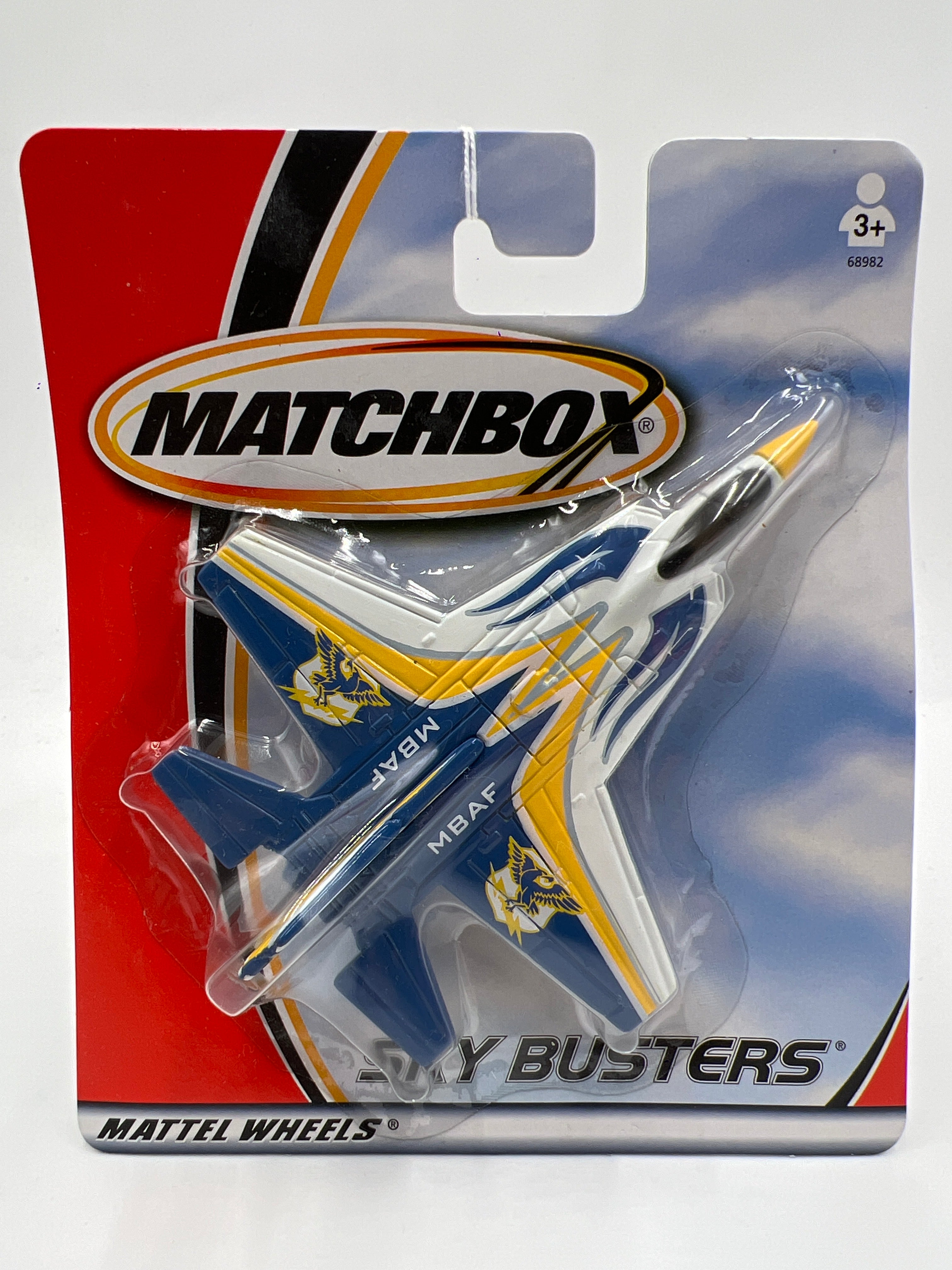 Matchbox Sky Busters Stealth Fighter MBAF Blue/White OO7