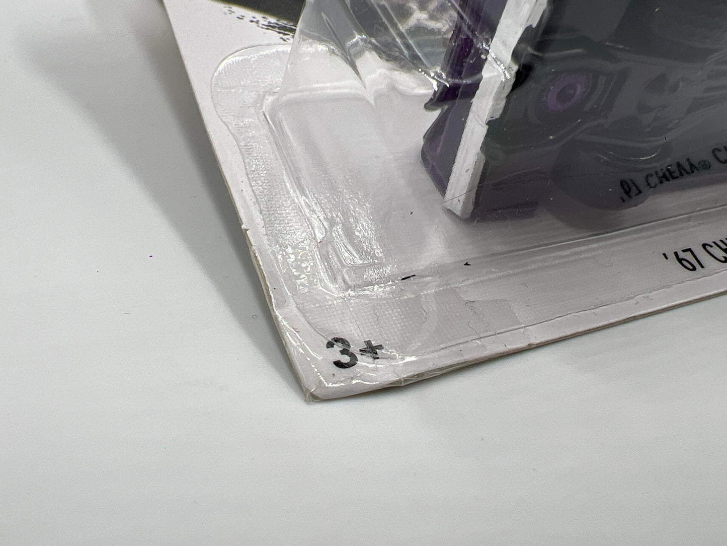 2017 Hot Wheels Super Treasure Hunt 67 Chevy C10 Purple W/Protector