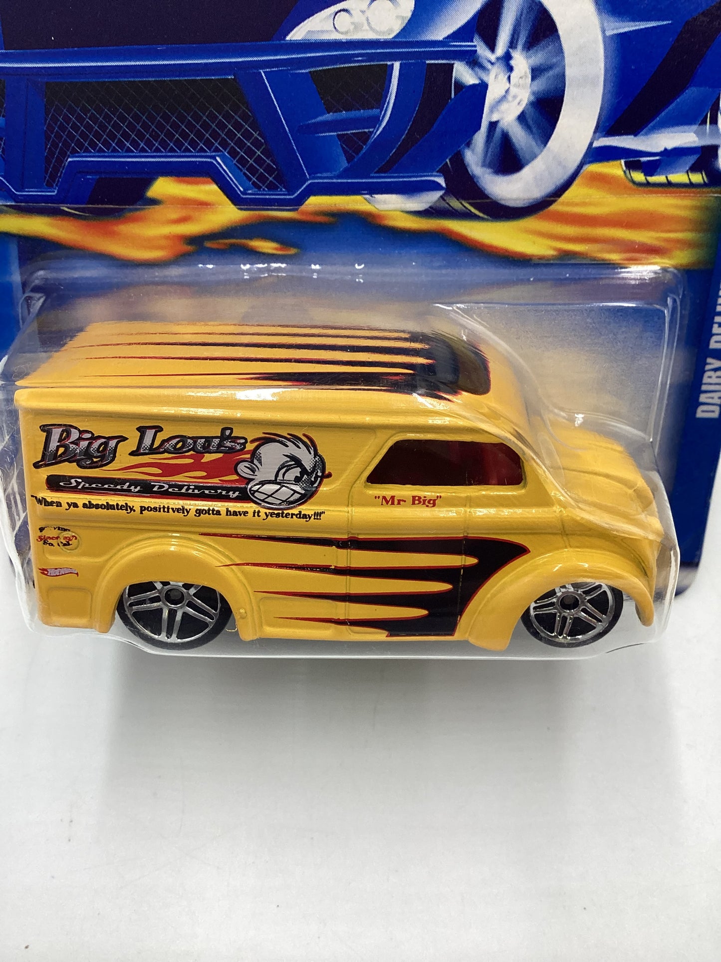 2000 Hot Wheels #199 Dairy Delivery Yellow 54C