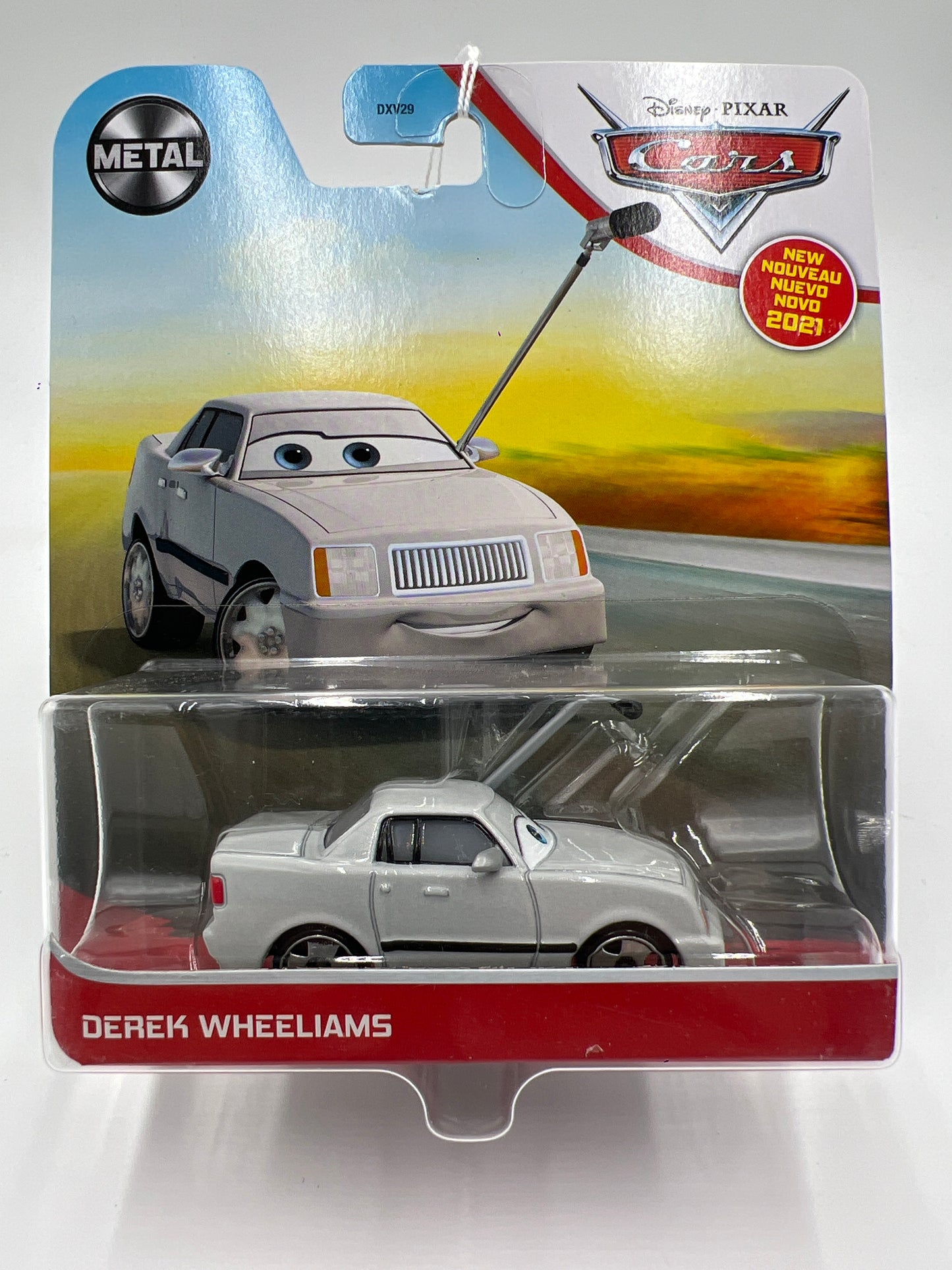 Disney Pixar Cars Metal Series Derek Wheeliams Silver 138H