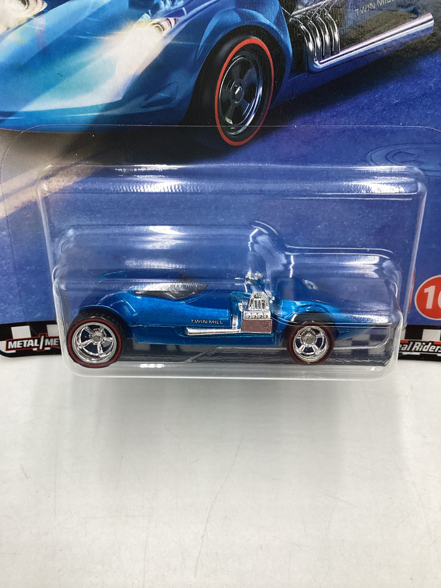 Hot Wheels Premium Boulevard #16 Twin Mill Blue 5SP Mag Wheels Variation 260E