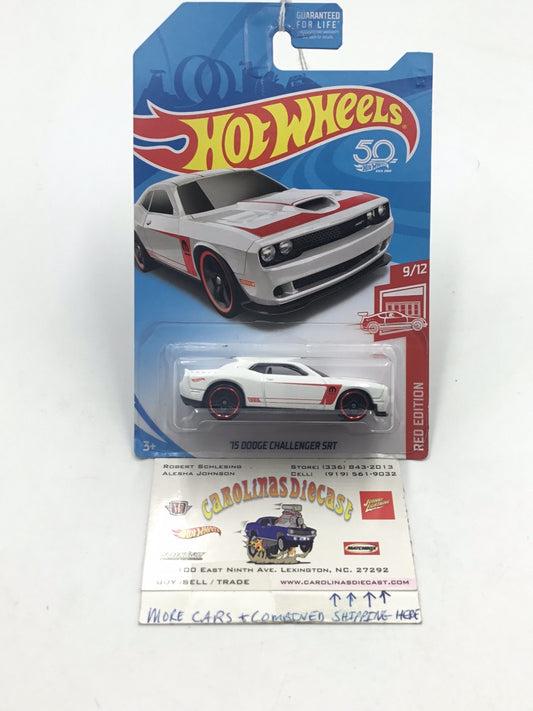 2018 Hot Wheels Red Edition #9 2015 Dodge Challenger SRT EE1