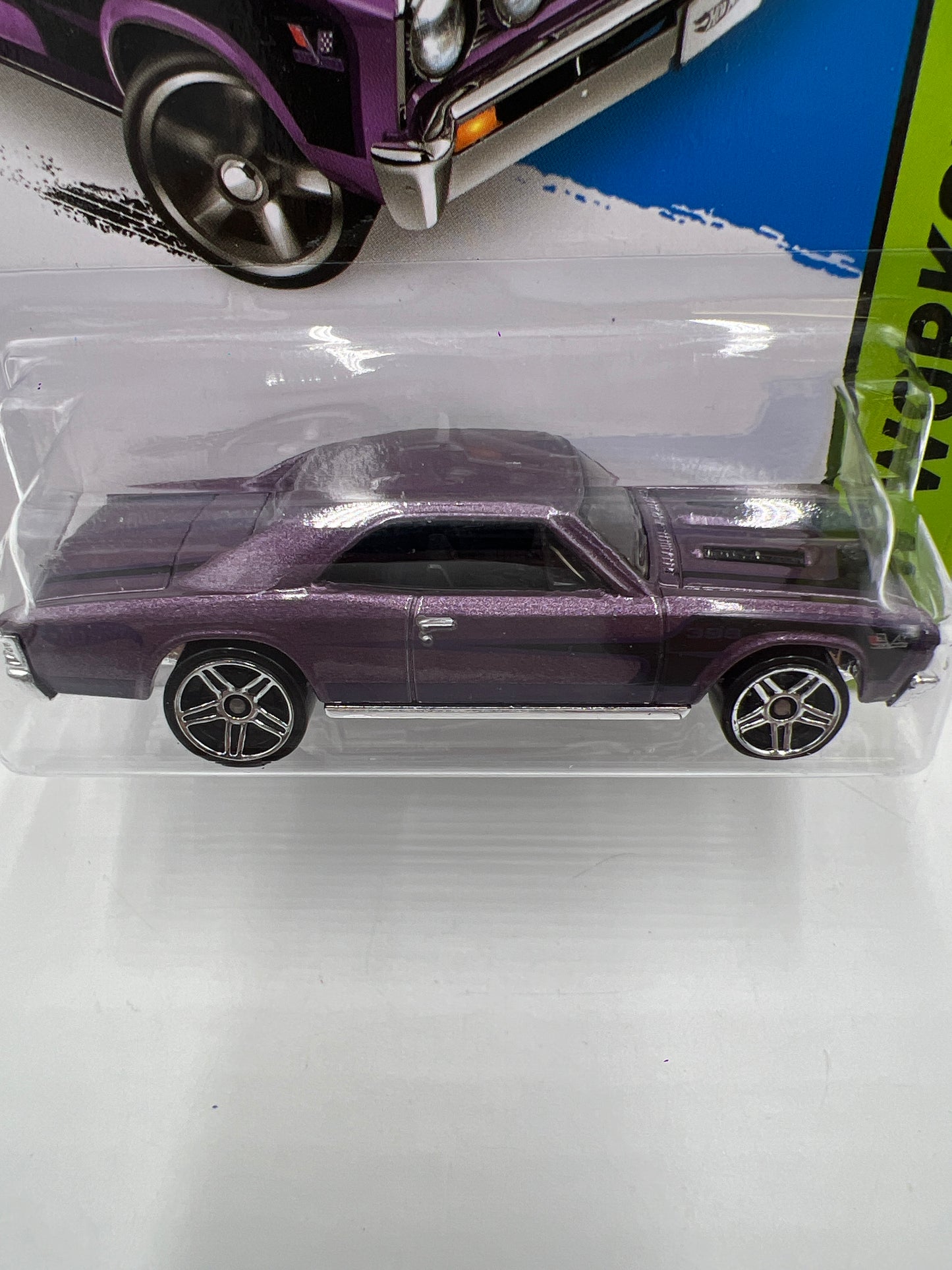 2014 Hot Wheels Workshop #232 67 Chevelle SS 396 Purple 13G