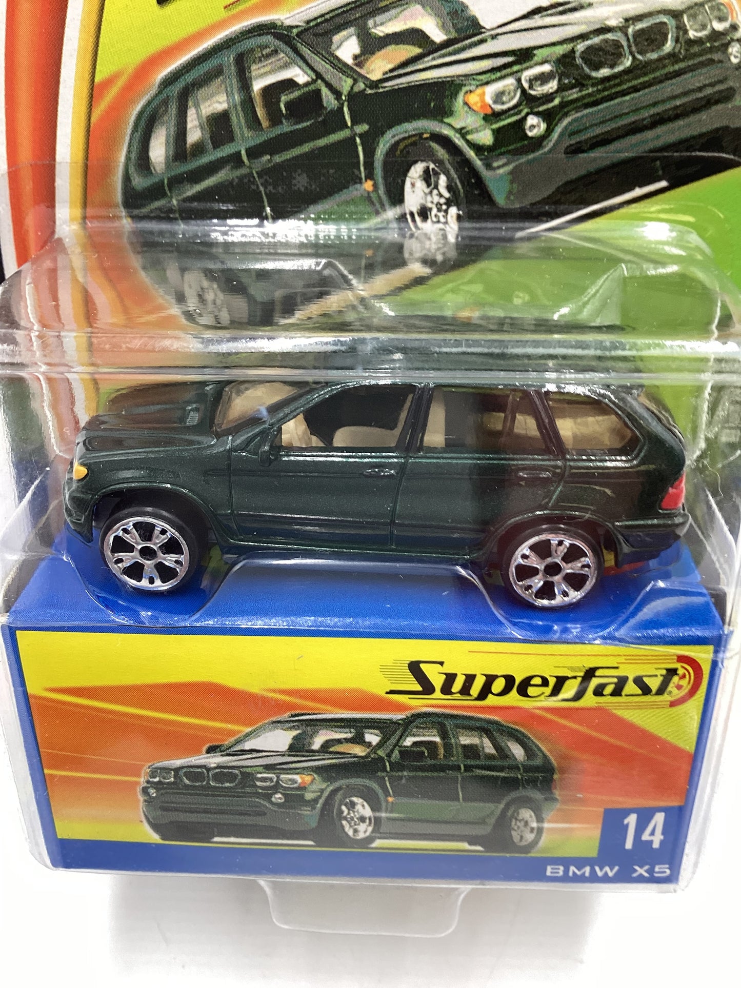 Matchbox 2004 Superfast #14 BMW X5 Dark Green 173A