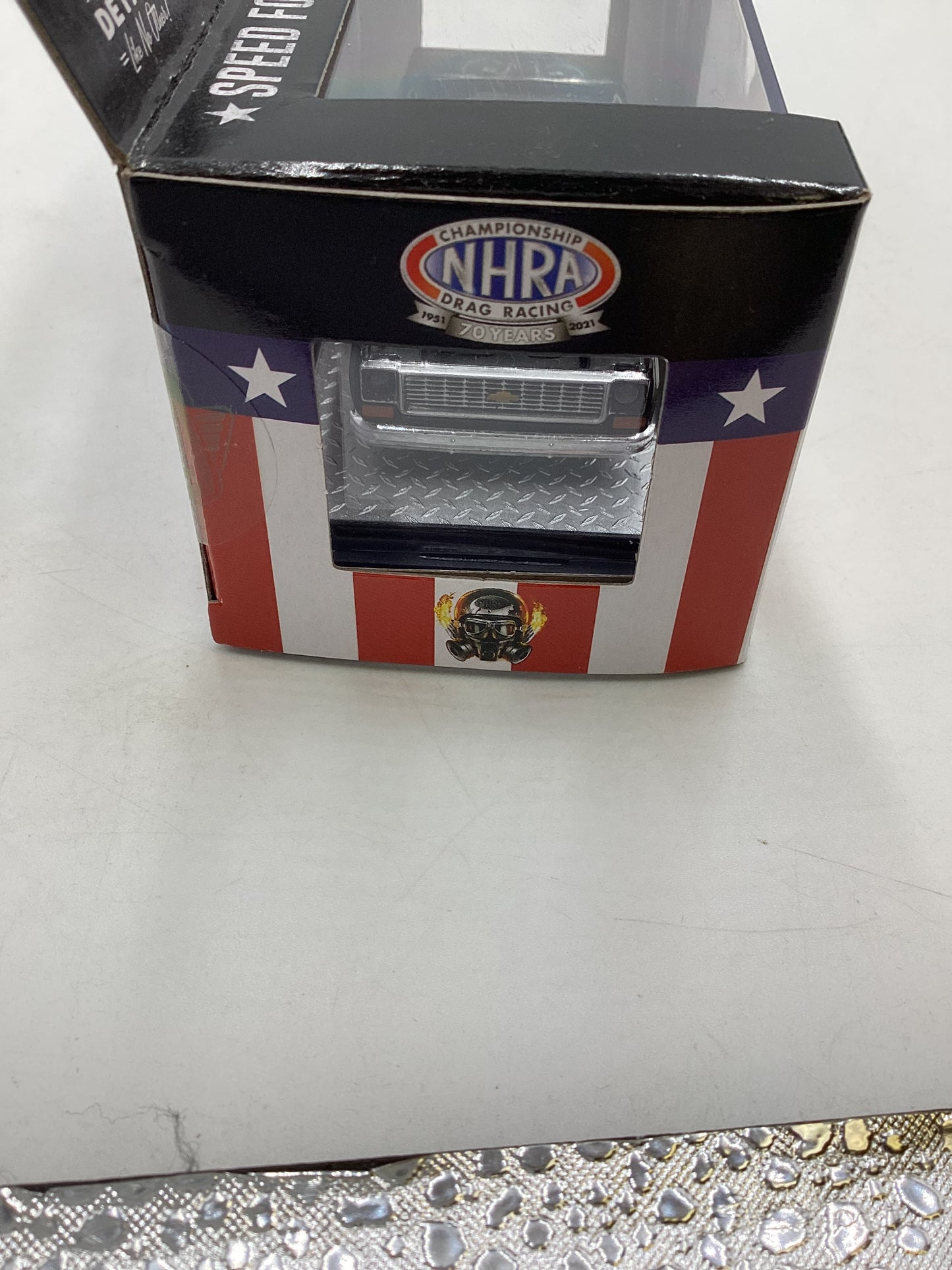 M2 Machines Walmart Exclusive NHRA 1973 Chevrolet Cheyenne Super 10 Black WMTS16