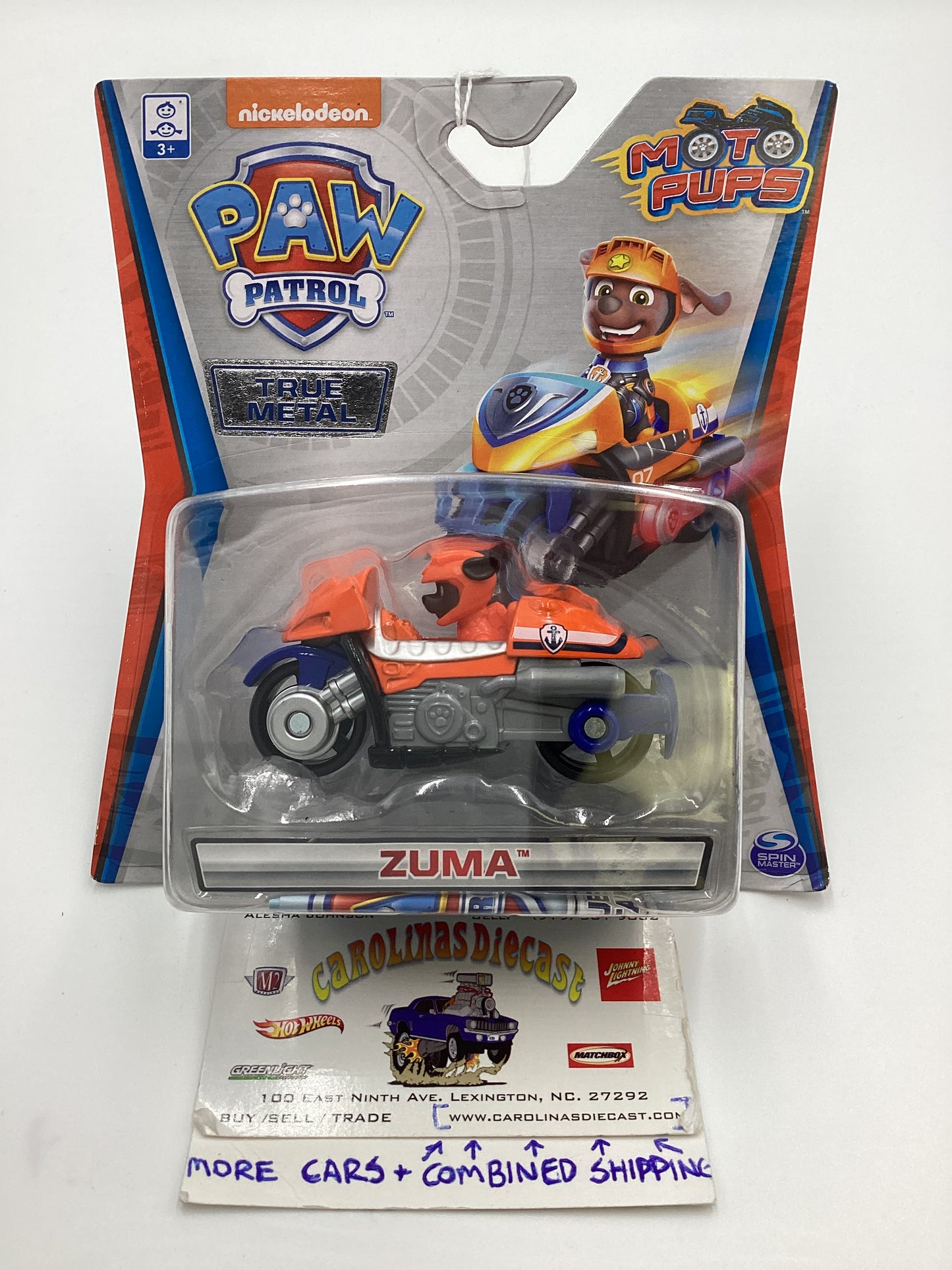 Nickelodeon Paw Patrol Moto Pups Zuma True Metal Rare 114A