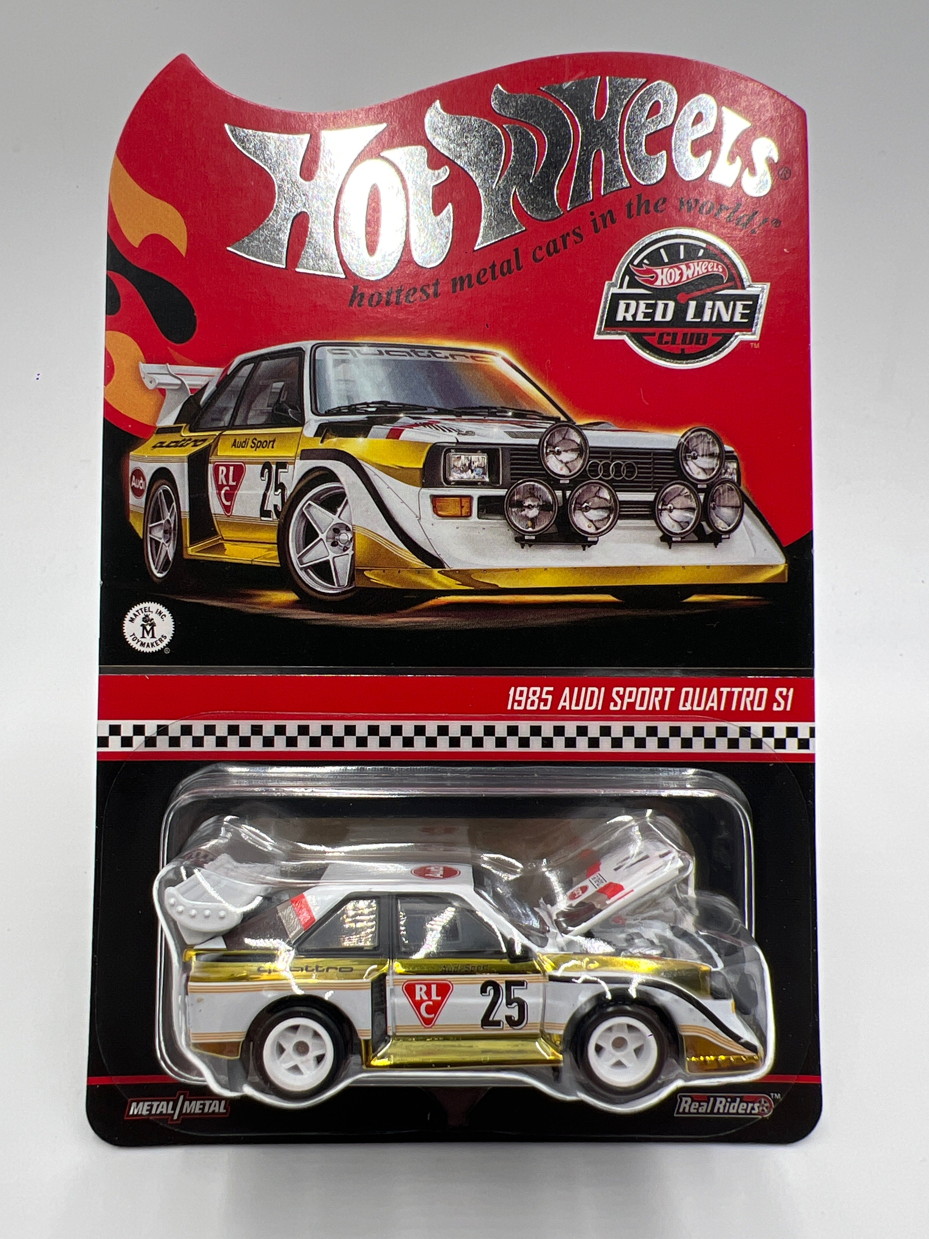 2025 Hot Wheels RLC 1985 Audi Sport Quattro S1 White/Gold W