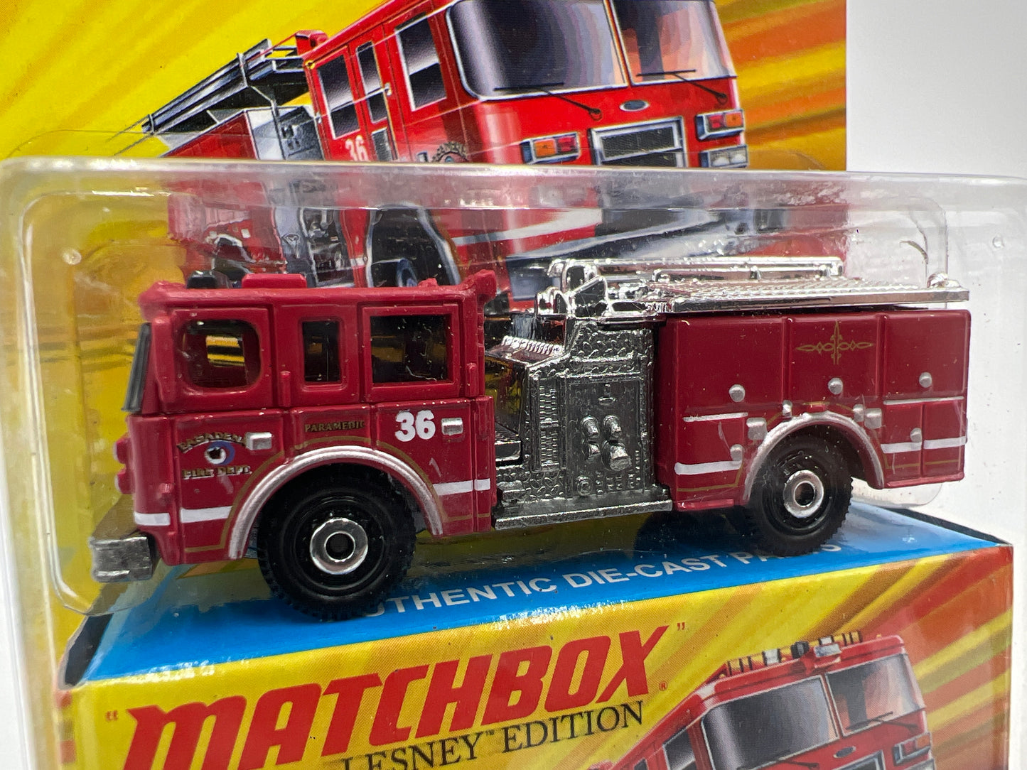 Matchbox Lesley Edition Pierce Dash Fire Engine Red SR