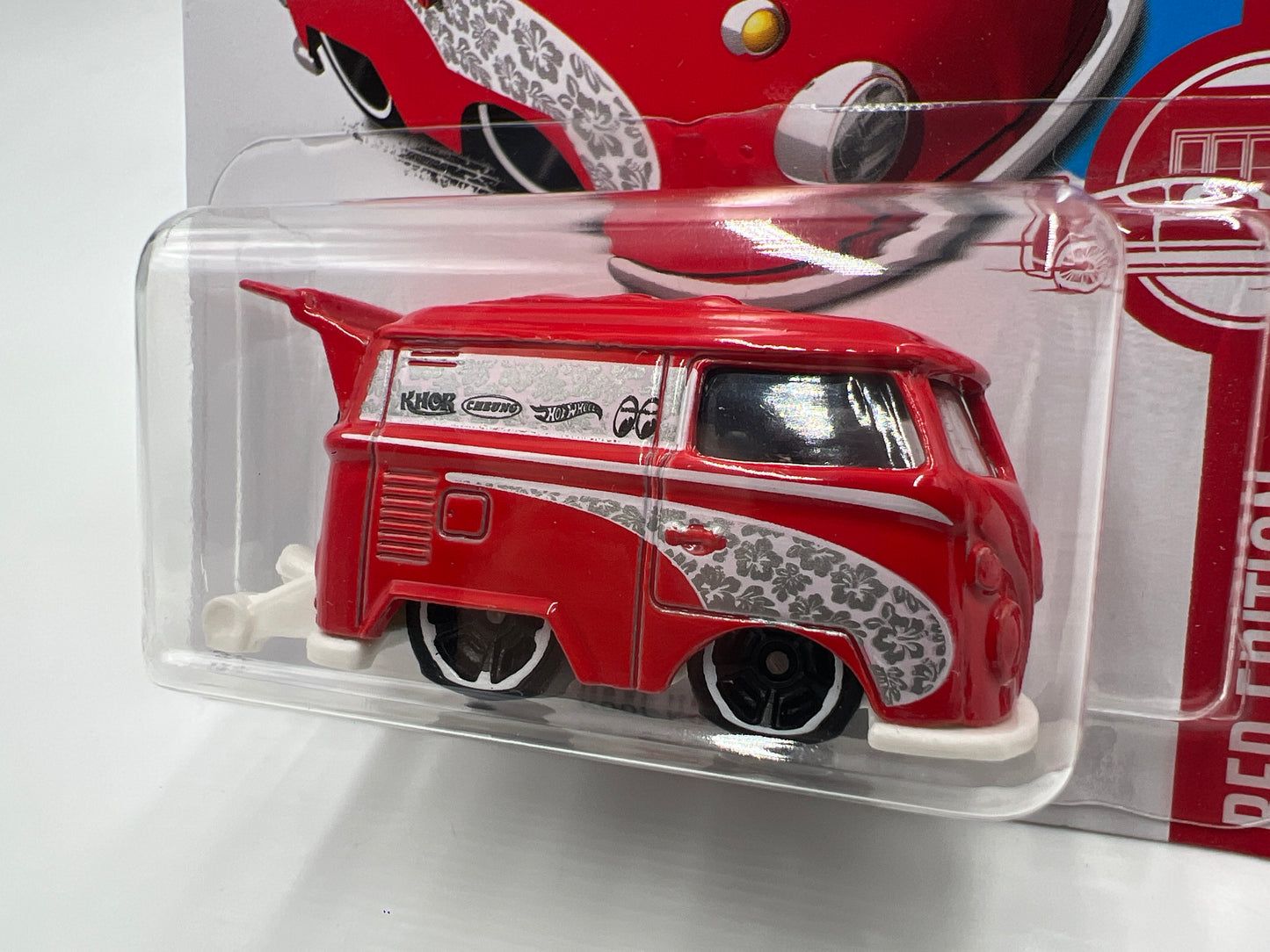 2017 Hot Wheels Factory Sealed Target Exclusive Red Edition Kool Kombi Red W/Protector