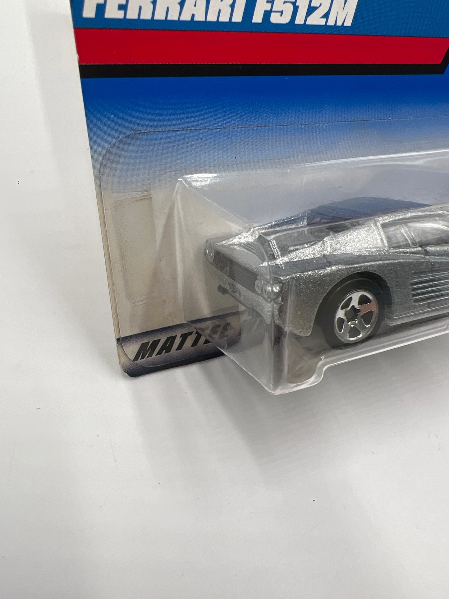 1998 Hot Wheels #784 Ferrari F512M Silver 5SP Wheels