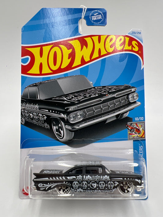 2024 Hot Wheels Treasure Hunt #230 59 Chevy Impala Black/White 275F