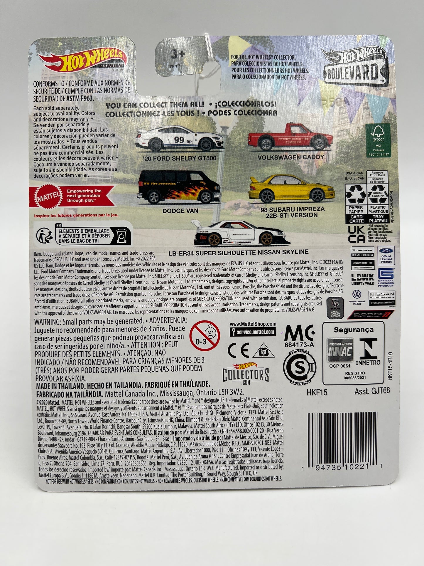 Hot Wheels Premium Boulevard #68 Dodge Van Black 265A