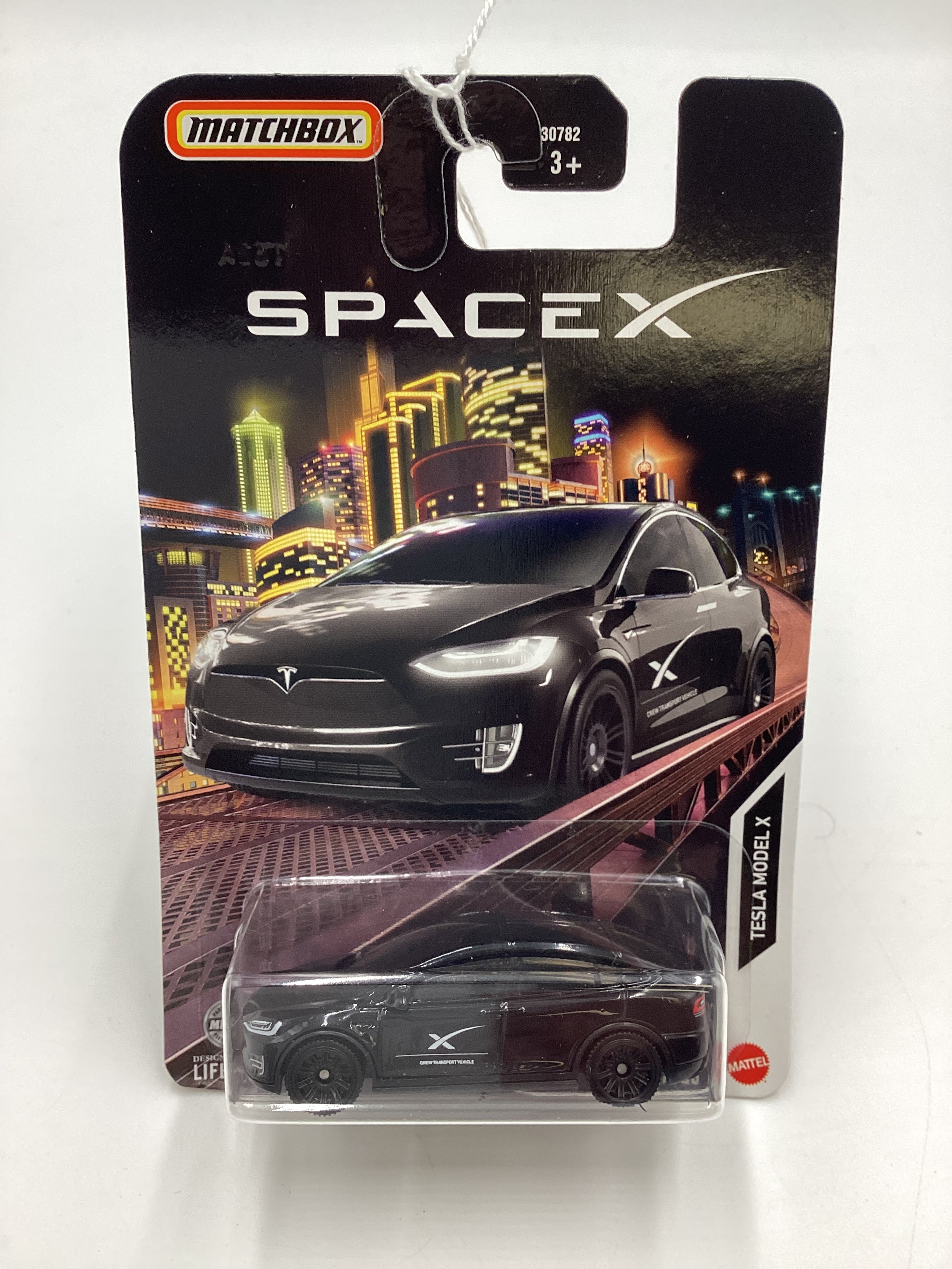 カーズいっぱいセット外箱破損有りパラ売り不可 2024 Matchbox #75 spacex space x Tesla Model X Black 51B