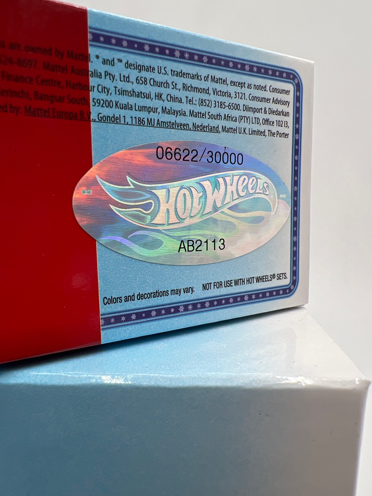 Hot Wheels RLC Collectors Special Edition Lowrider 64 Impala Snowman Blue #6622/30000