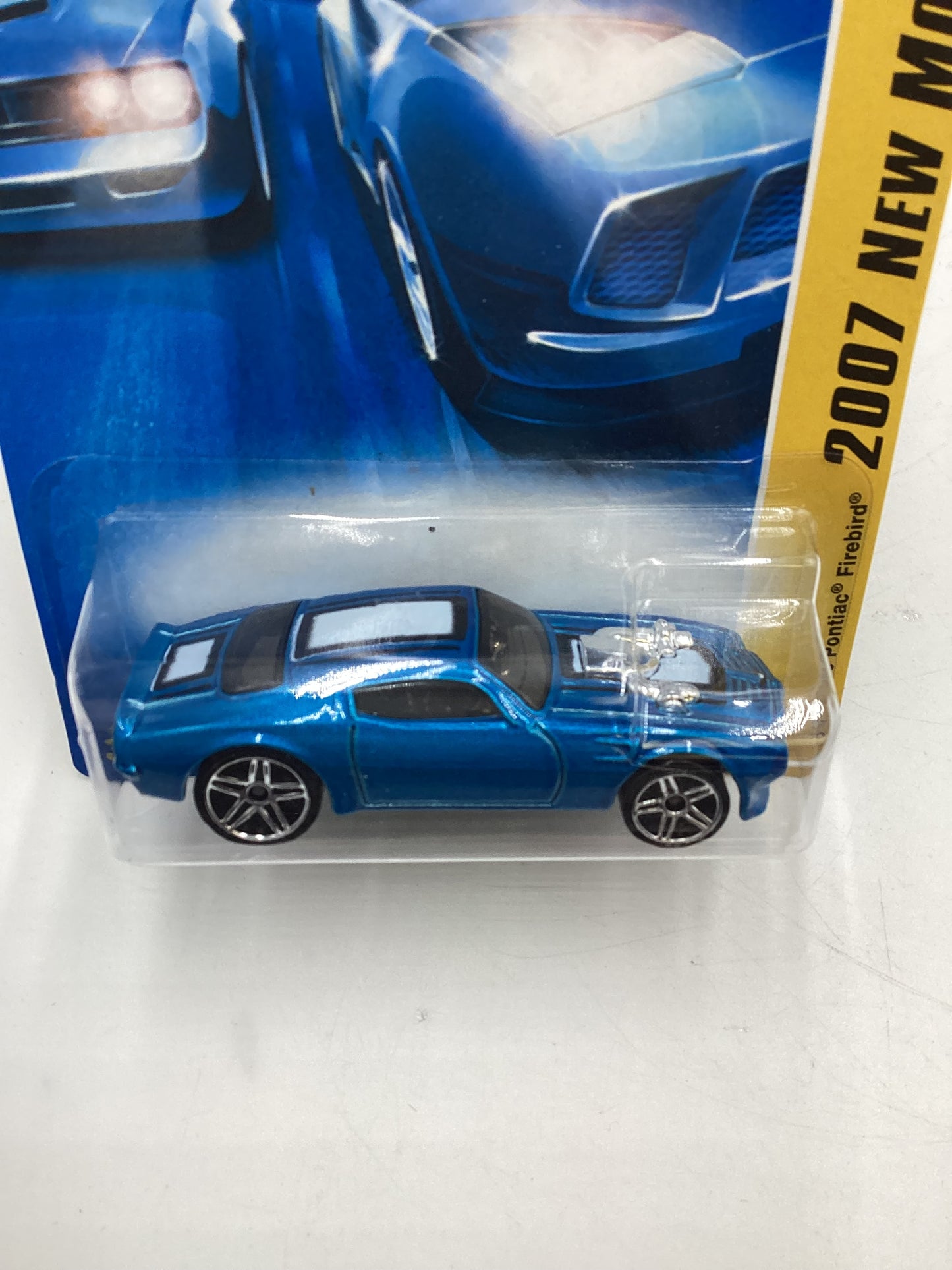 2007 Hot Wheels New Models #16 70 Pontiac Firebird Blue 55H