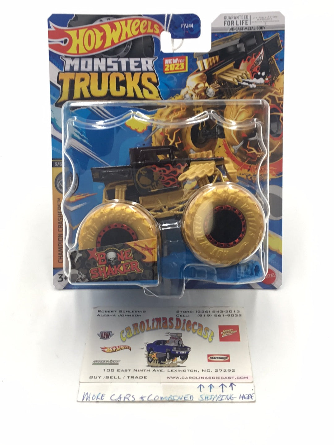 2023 Hot wheels monster Trucks Bone Shaker 3/6 131F