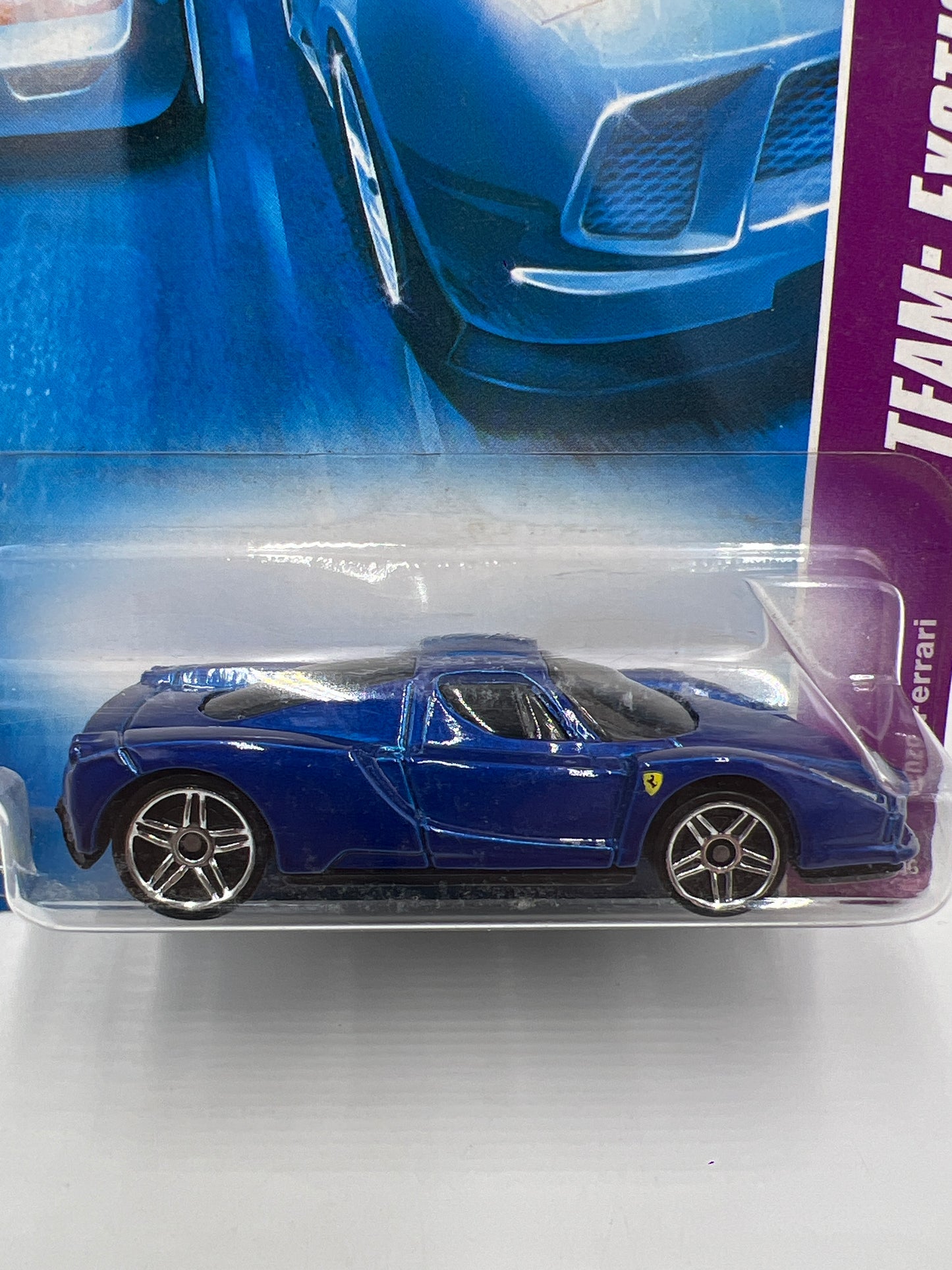 2008 Hot Wheels Team Exotics #114 Enzo Ferrari Blue SR