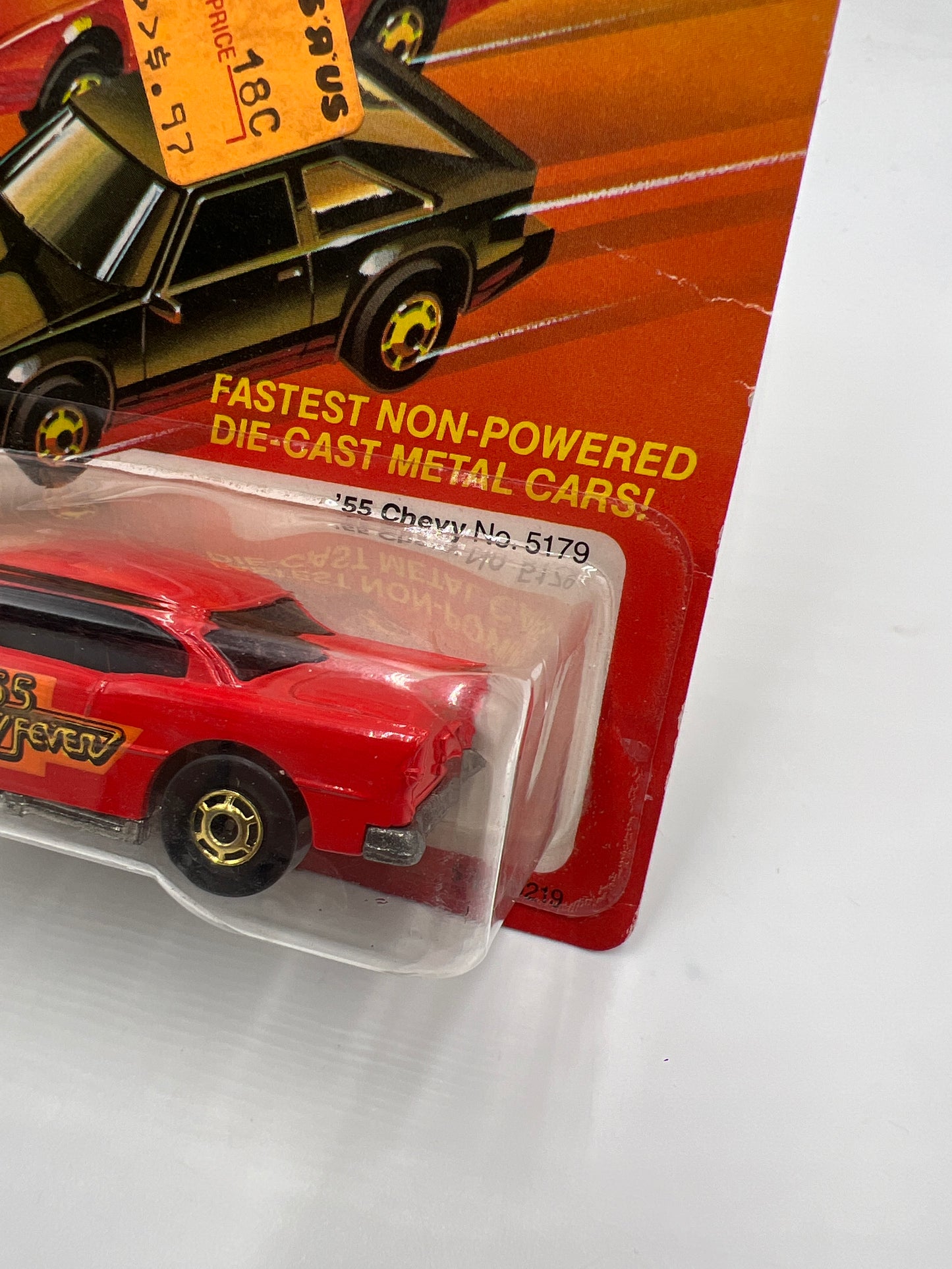 Hot Wheels Original 1982 The Hot Ones #5179 55 Chevy Red W/Protector
