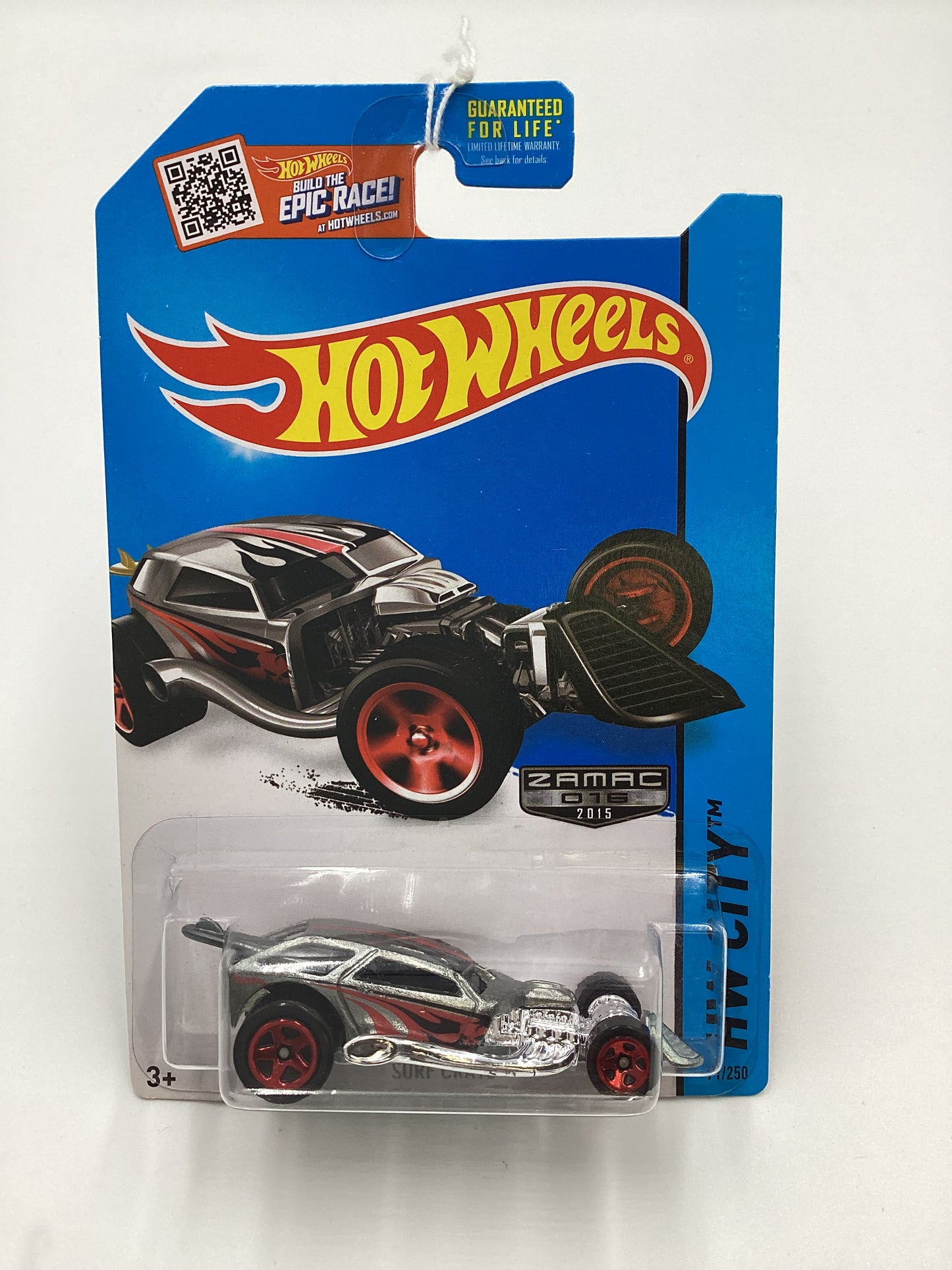 2015 Hot Wheels  016 ZAMAC #71 SURF CRATE 143F