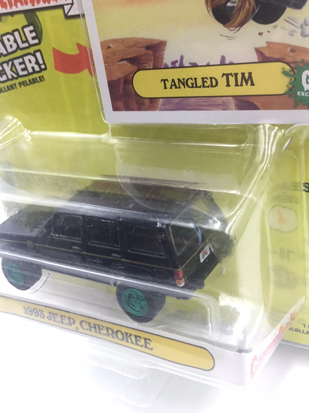 Greenlight Garbage Pail Kids 1993 Jeep Cherokee green machine CHASE