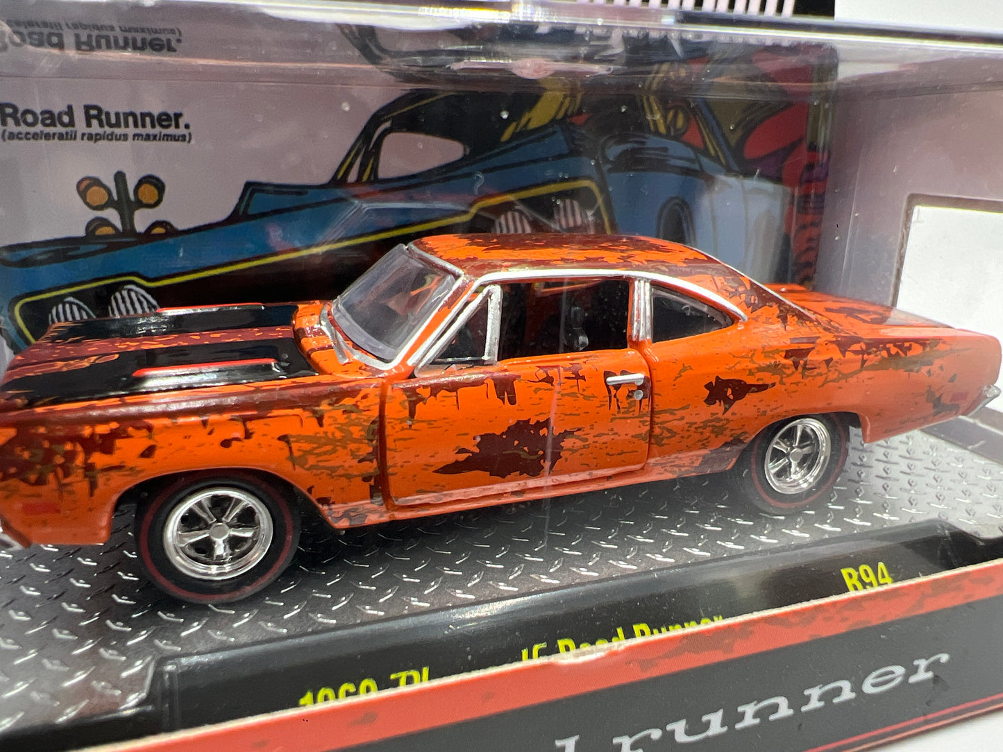 M2 Machines 1969 Plymouth Road Runner Orange R94