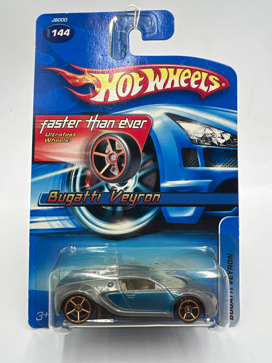 2006 Hot Wheels Faster Than Ever #144 Bugatti Veyron Silver FTE