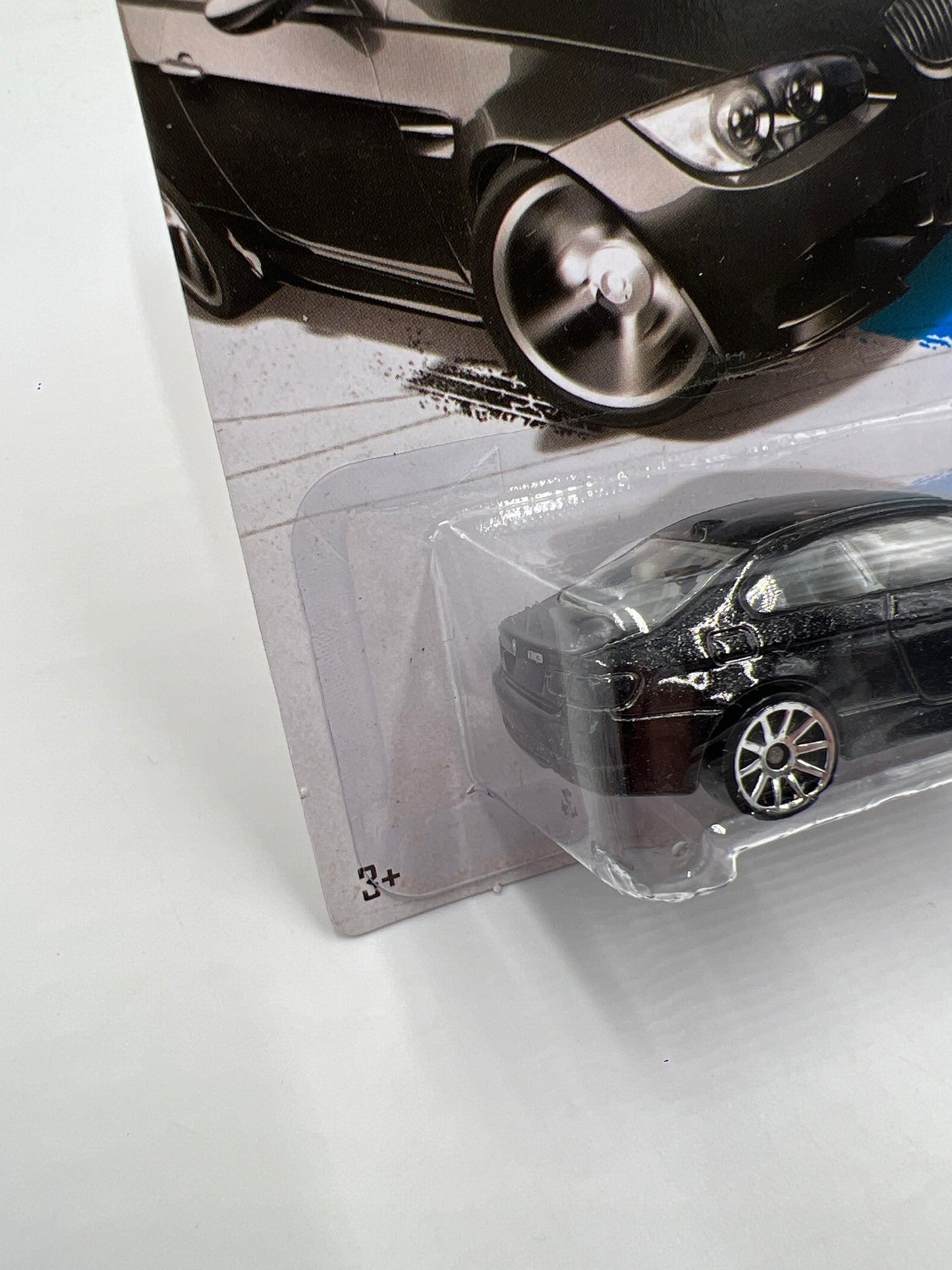 2013 Hot Wheels City #7 BMW M3 Black W/Protector