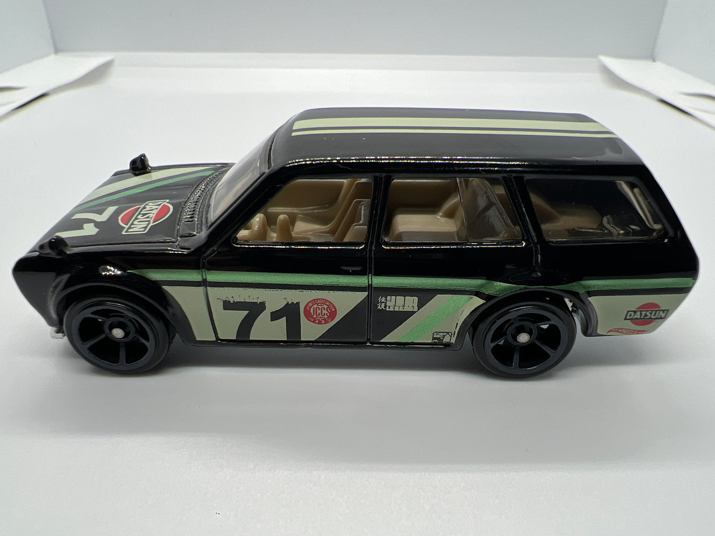 Hot Wheels 1/64 Kmart Exclusive 71 Datsun 510 Wagon Black Loose