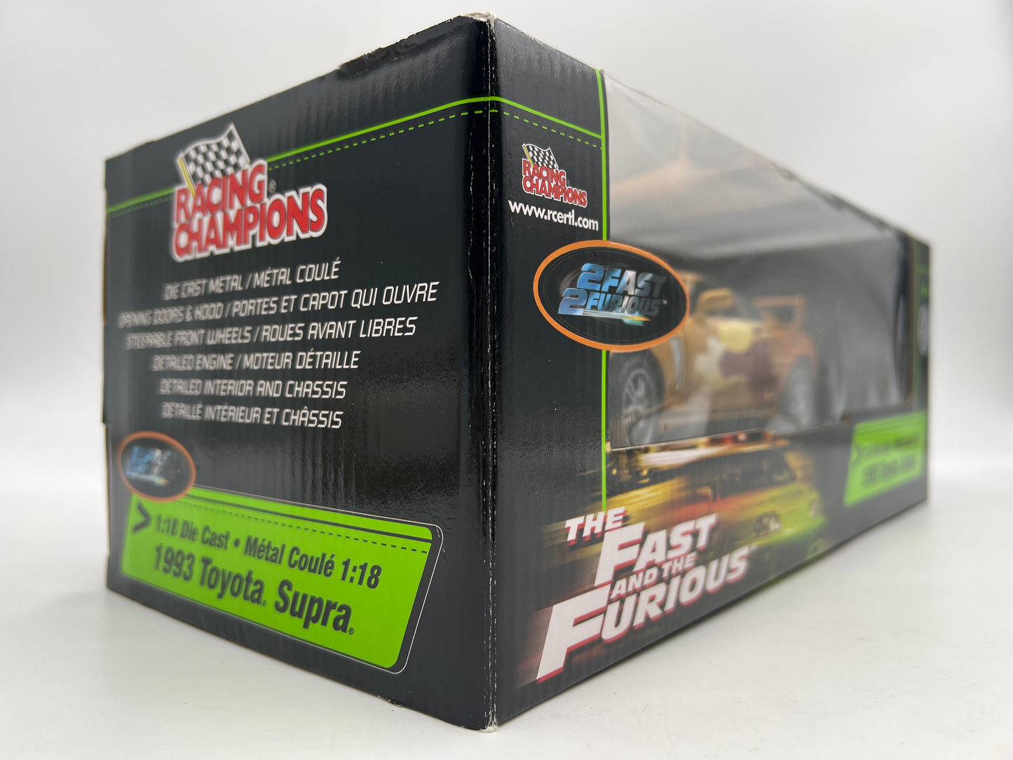 Racing Champions 1/18 Fast & Furious 1993 Toyota Supra Gold VHTF