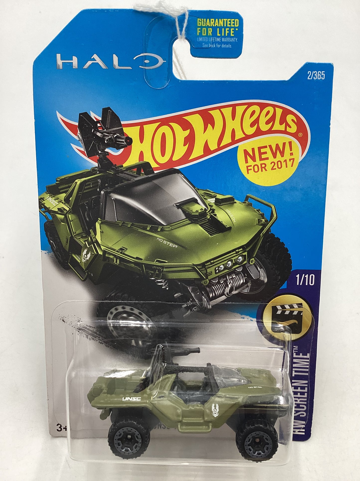 2017 Hot wheels #002 UNSC Warthog 123G